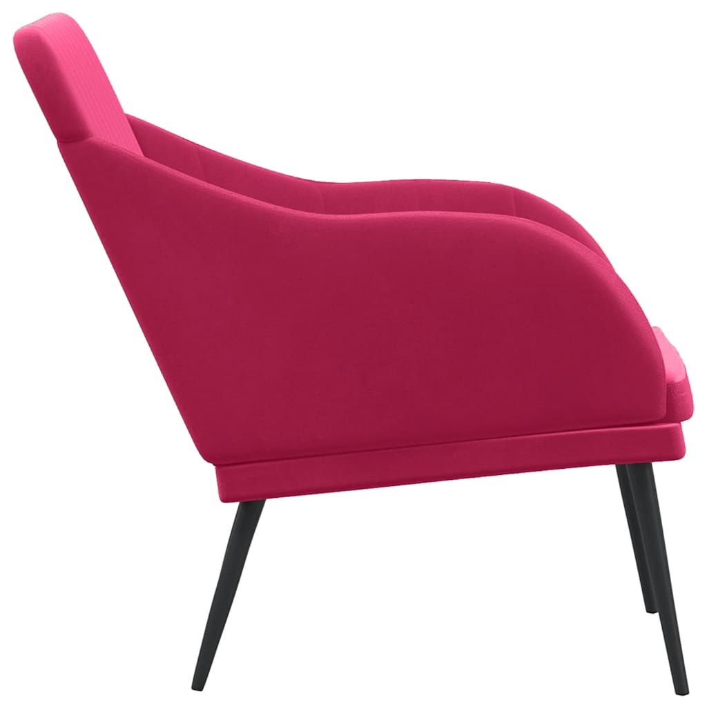 Bench, red wine color, 110x76x80cm, velvet