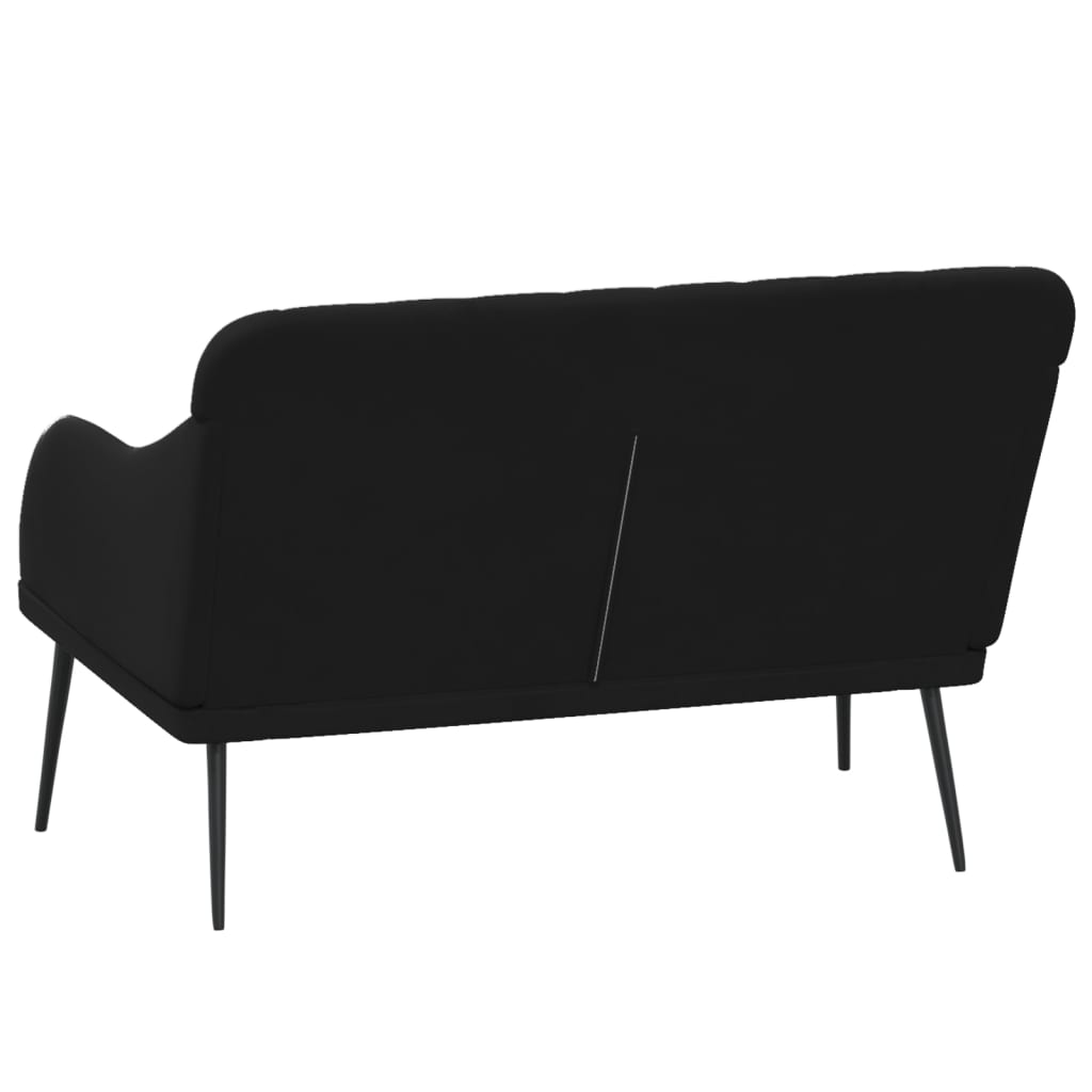 Sols, melns, 110x76x80cm, samts