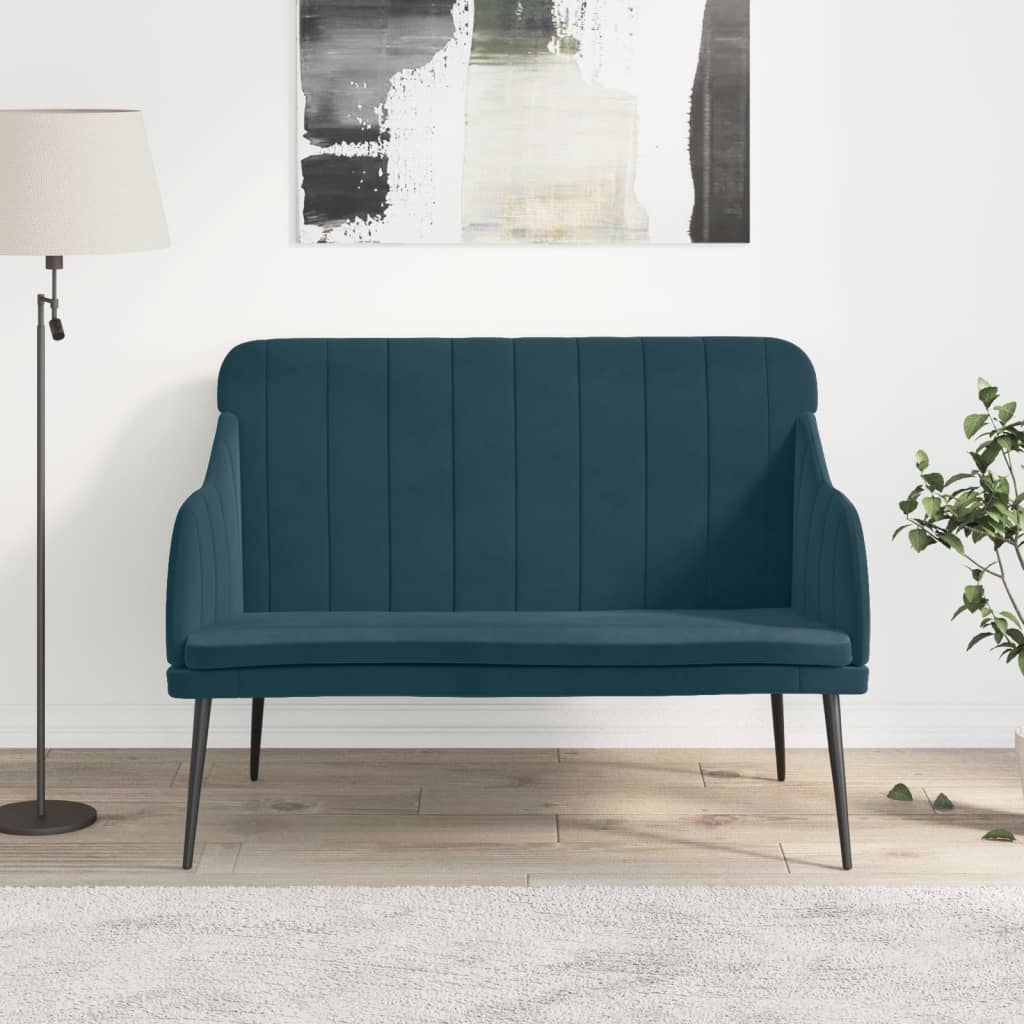 Sols, zils, 110x76x80cm, samts