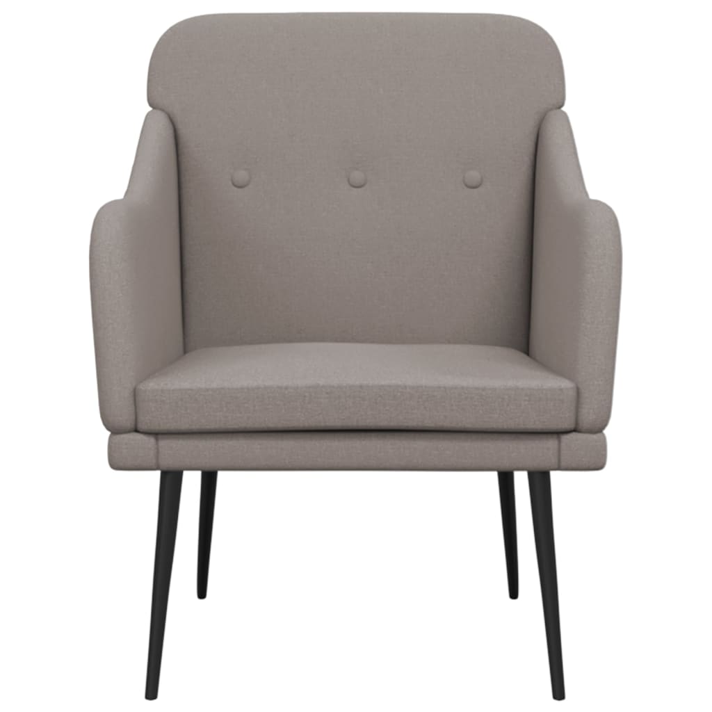 Krēsls, taupe krāsa, 63x76x80cm, audums