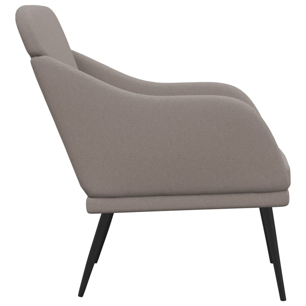 Krēsls, taupe krāsa, 63x76x80cm, audums