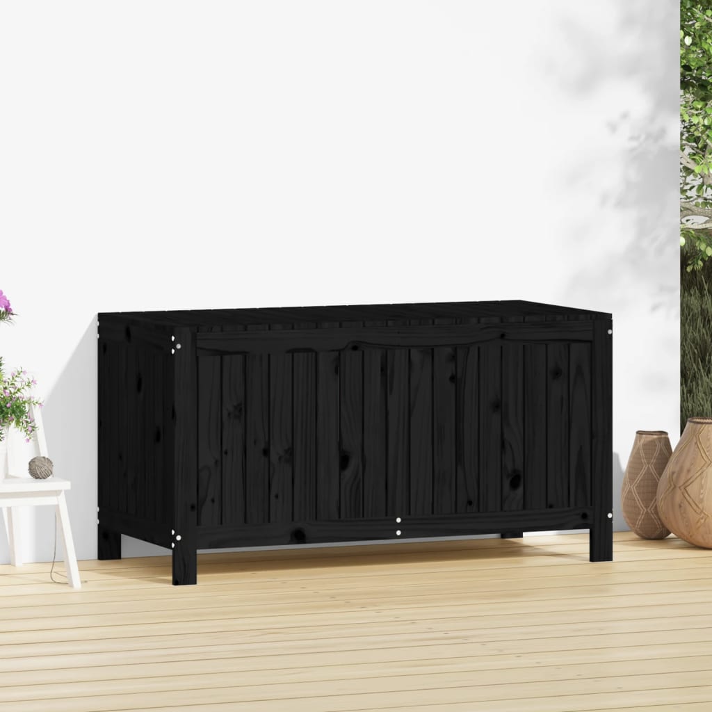 Lauko daiktadėžė RILEY, juoda, 121cm