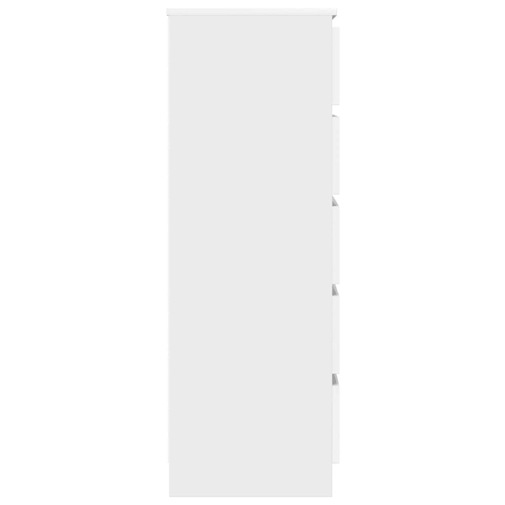 Cabinet with drawers, white, 60x36x103cm, engineered wood