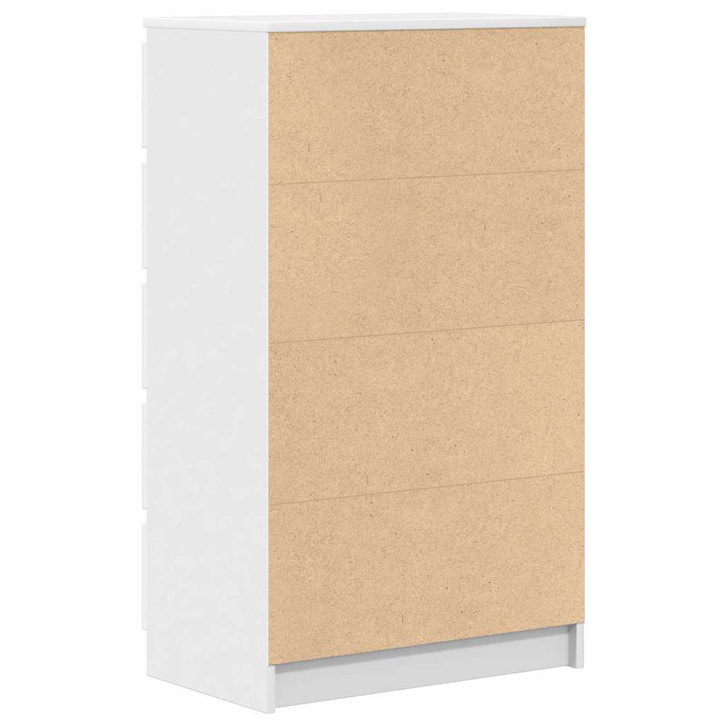 Cabinet with drawers, white, 60x36x103cm, engineered wood