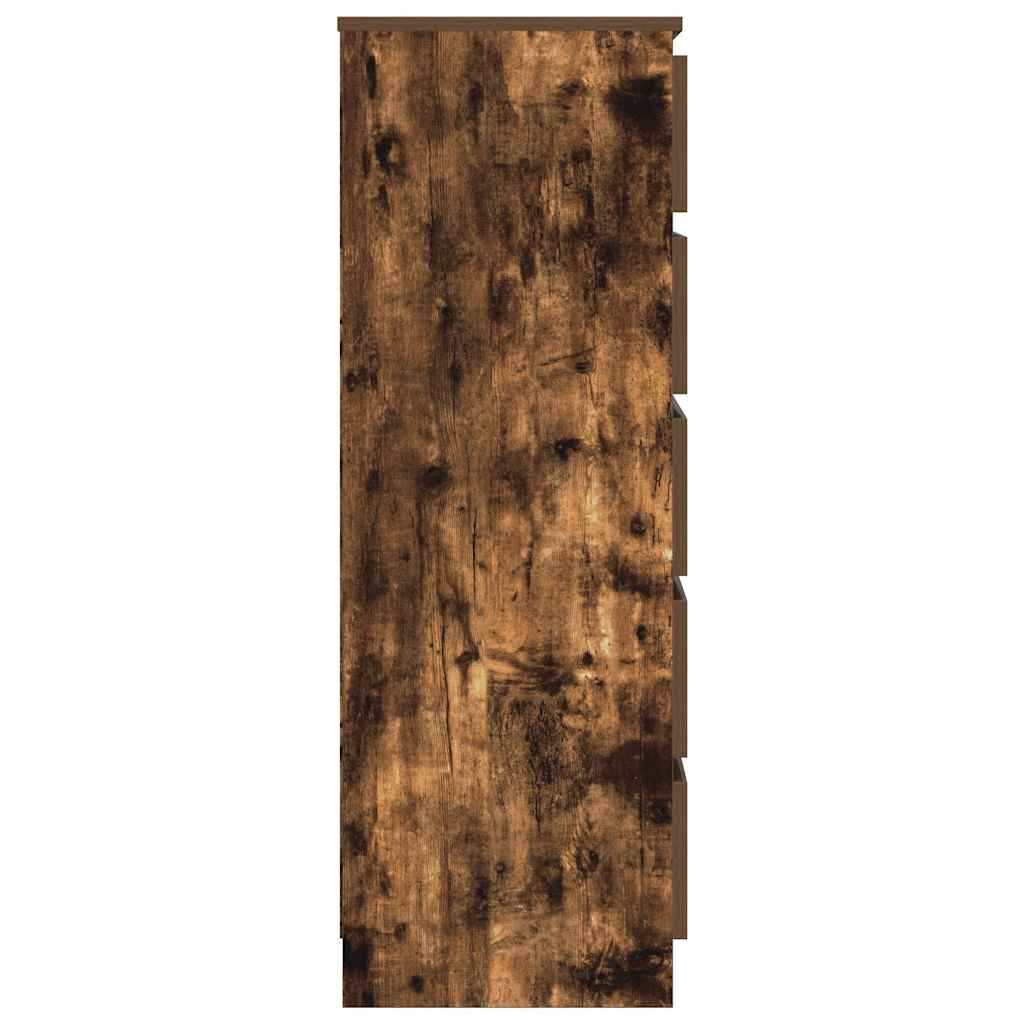 Spintelė su stalčiais, dūminio ąžuolo, 60x36x103cm, mediena