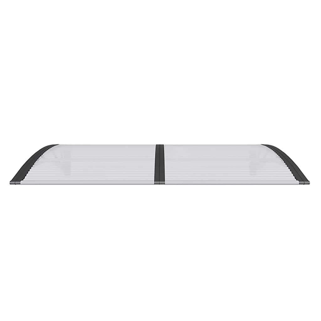 Stogelis durims, juodos spalvos, 150x100cm, polikarbonatas