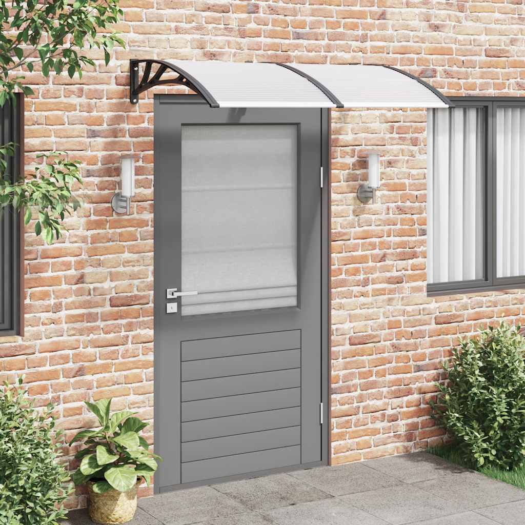 Stogelis durims, juodos spalvos, 150x100cm, polikarbonatas