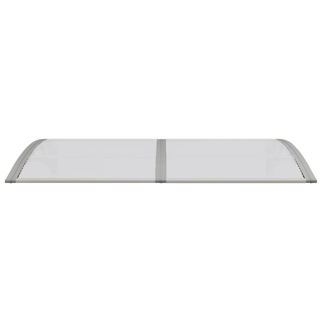 Door canopy, gray, 150x75cm, polycarbonate