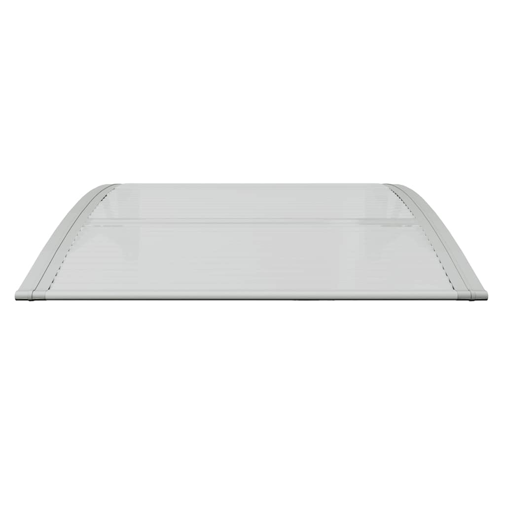 Stogelis durims, pilkas ir skaidrus, 80x75cm, polikarbonatas