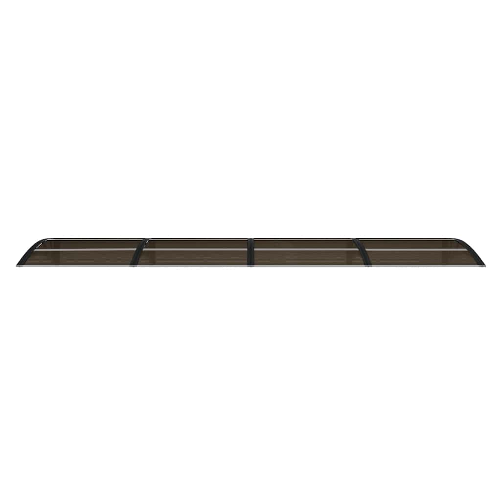 Stogelis durims, juodos spalvos, 350x75cm, polikarbonatas