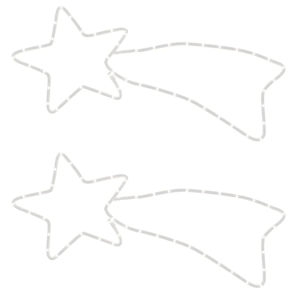 Kalėdinės dekoracijos kometos su 48 LED WONDER, 2vnt., 65x28cm