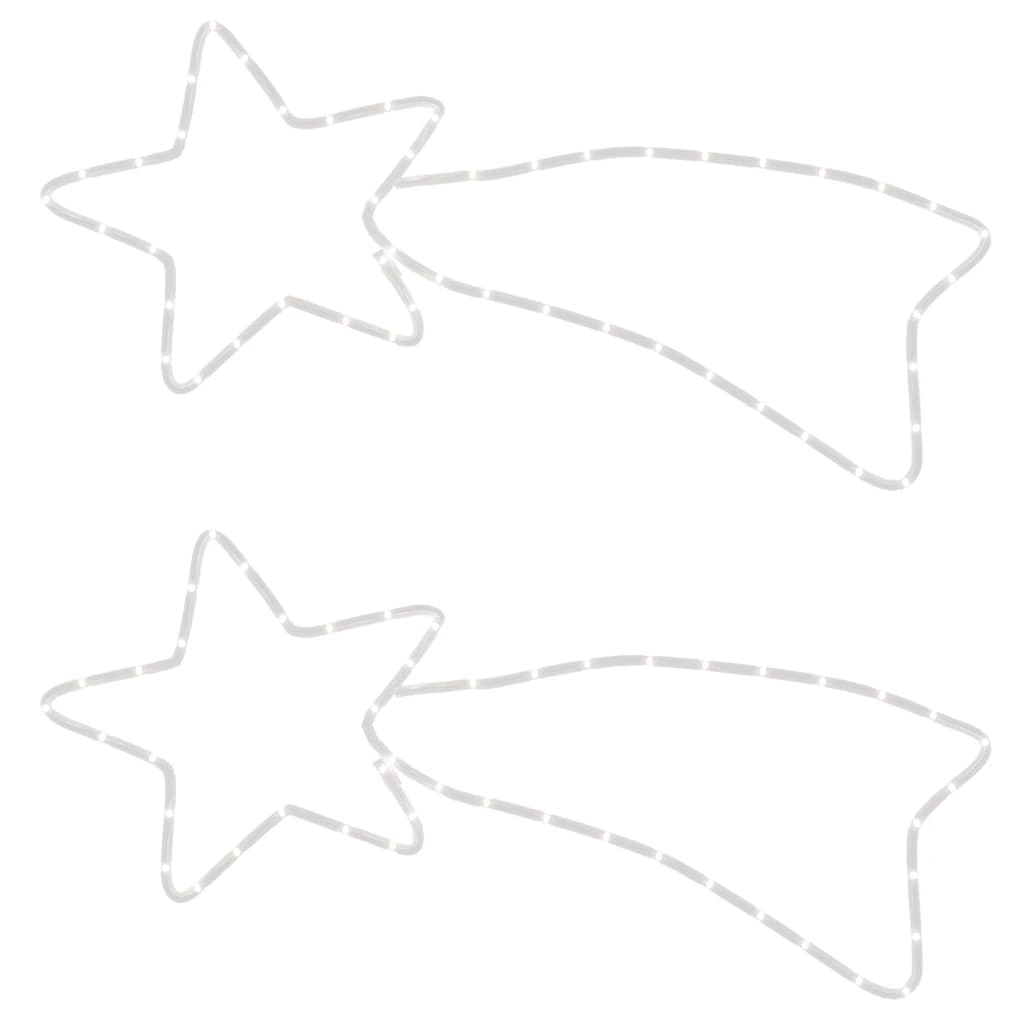 Kalėdinės dekoracijos kometos su 48 LED WONDER, 2vnt., 65x28cm