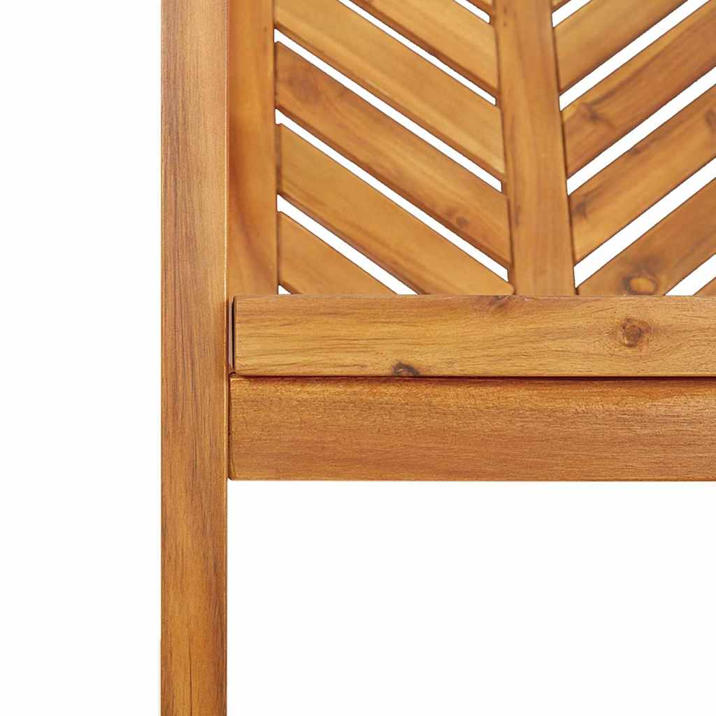 Sodo valgomojo komplektas 4 pcs Ruda Kietos akacijos mediena