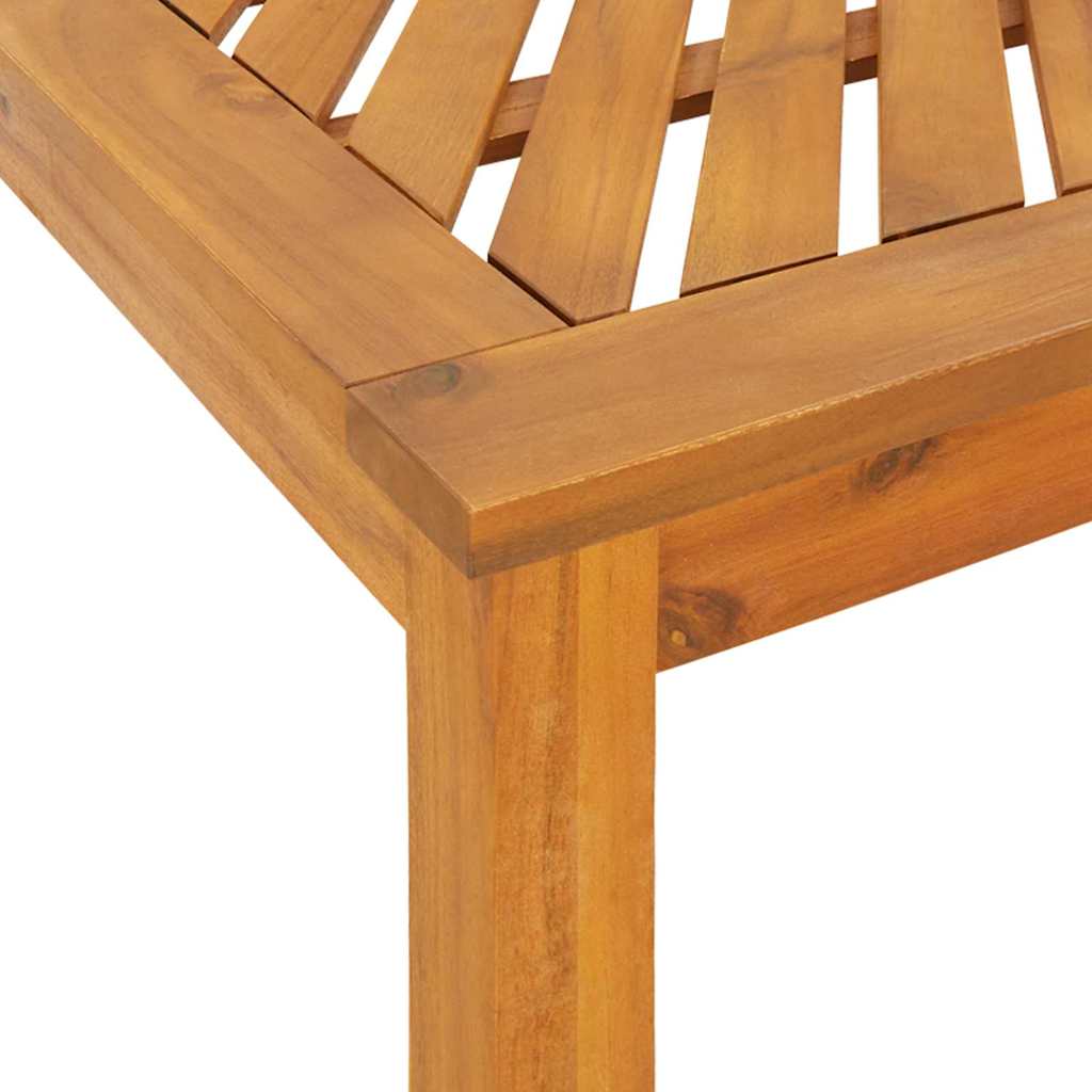 Sodo valgomojo komplektas 3 pcs Ruda Kietos akacijos mediena