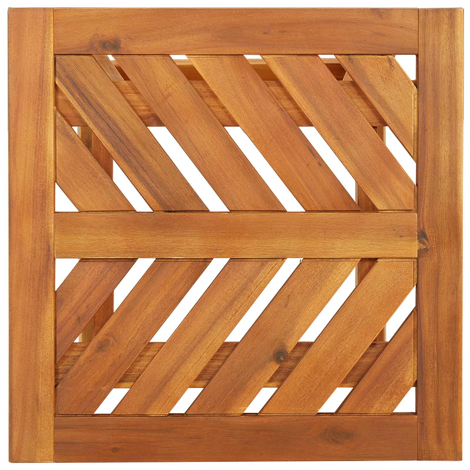 Sodo Bistro Rinkinys 3 pcs Ruda akacijos medienos masyvas