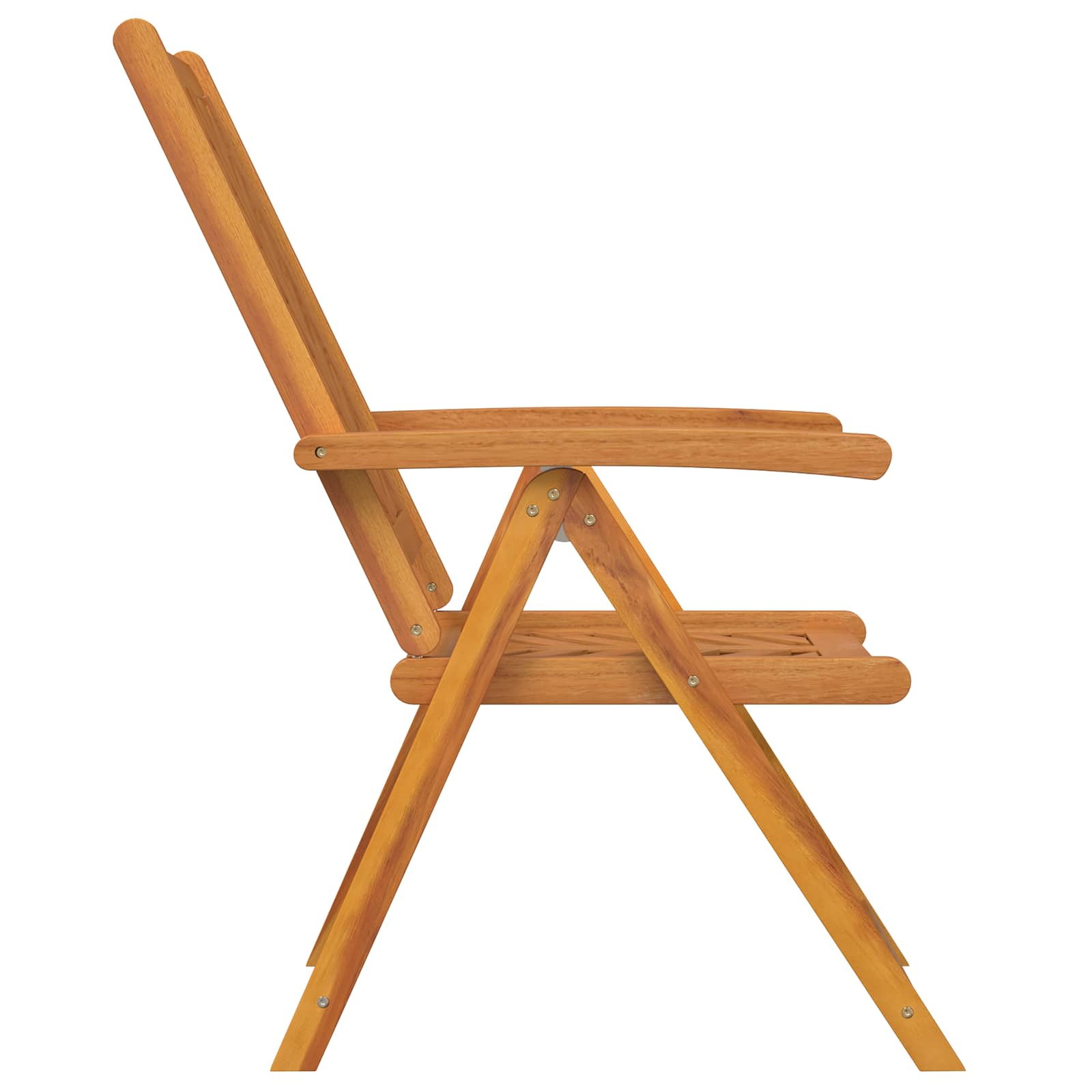 Sodo Kėdė 6 pcs Ruda 57 x 72 x 109 cm Kietos akacijos mediena