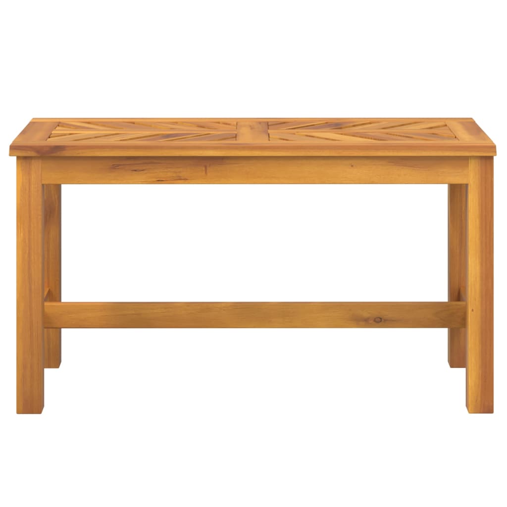 Garden bench, 80cm, solid acacia wood