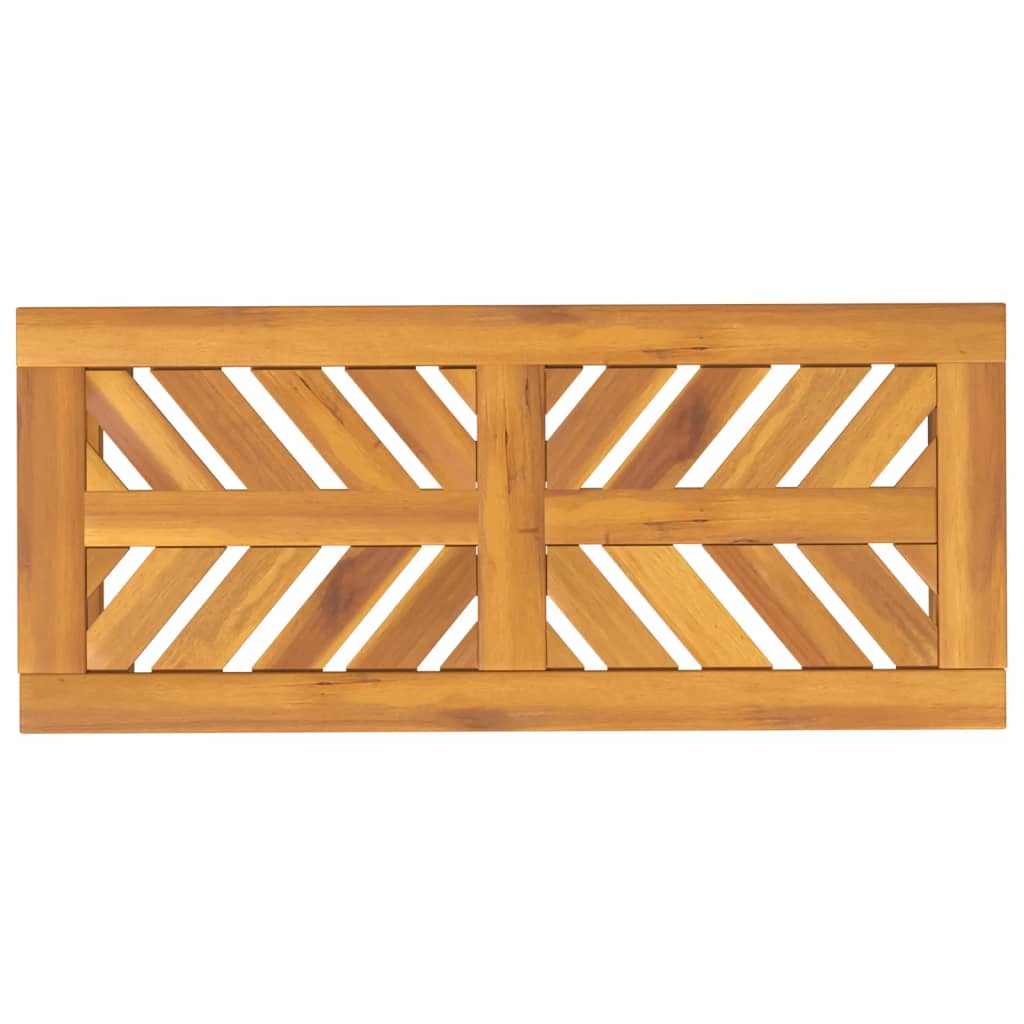 Garden bench, 80cm, solid acacia wood