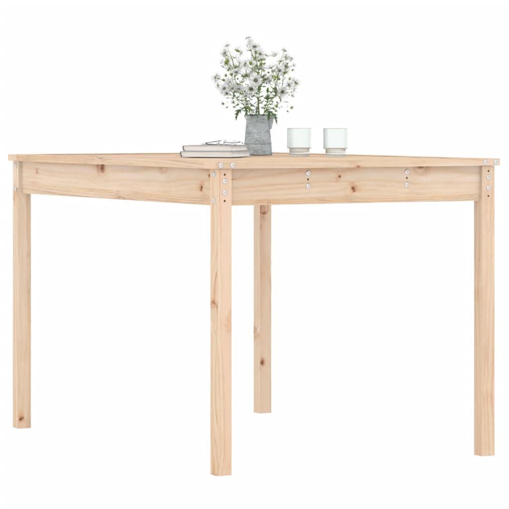 Garden table, 121x82.5x76cm, solid pine