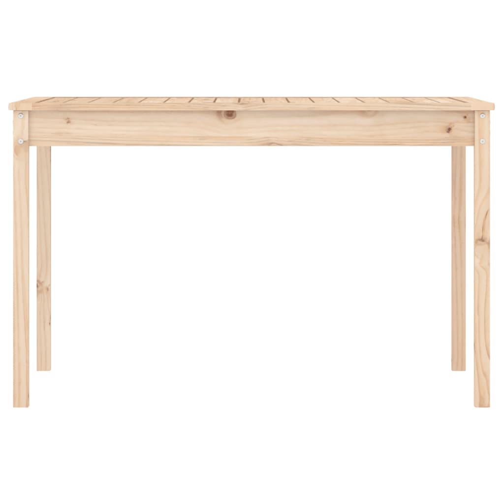 Garden table, 121x82.5x76cm, solid pine