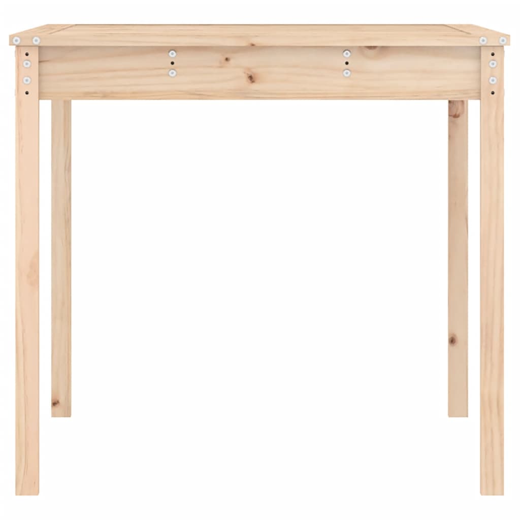 Garden table, 121x82.5x76cm, solid pine