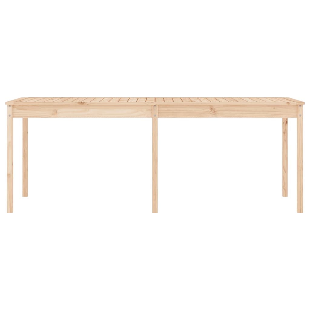 Garden table, 203.5x100x76cm, solid pine