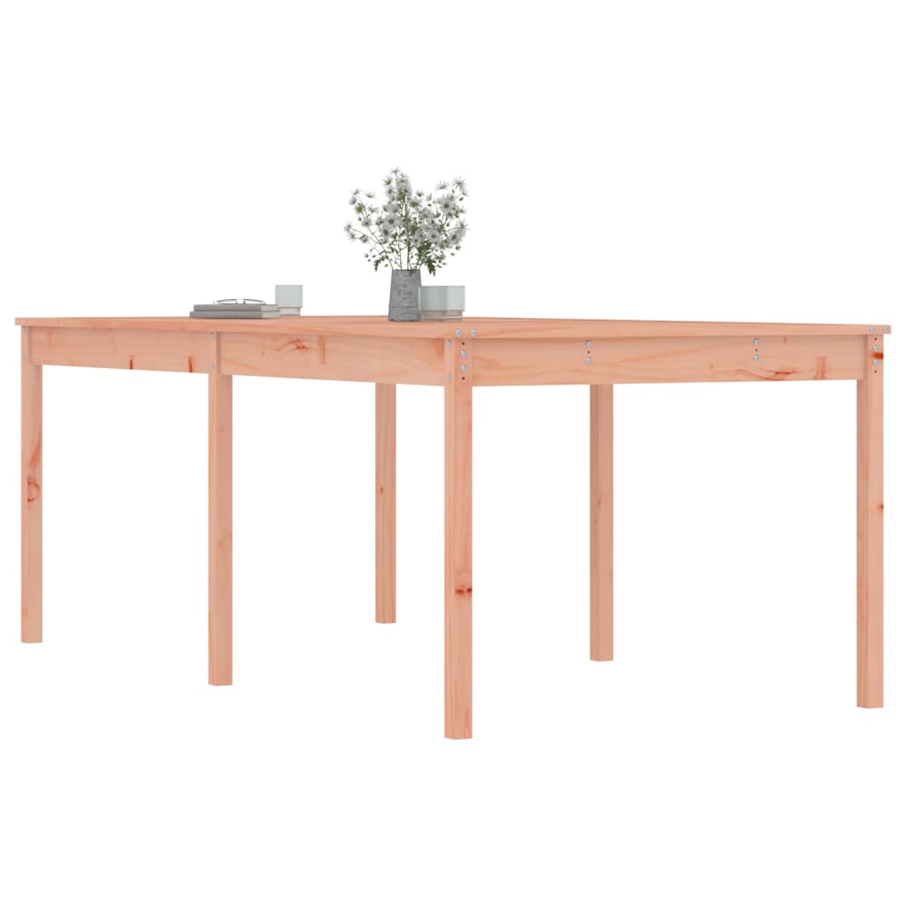 Sodo stalas, 203,5x100x76cm, duoglas eglės medienos masyvas