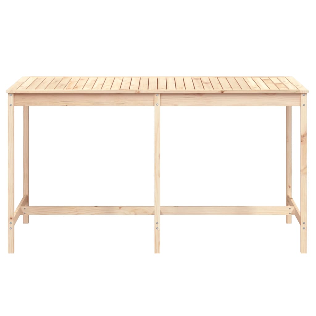 Garden table, 203.5x90x110cm, solid pine wood