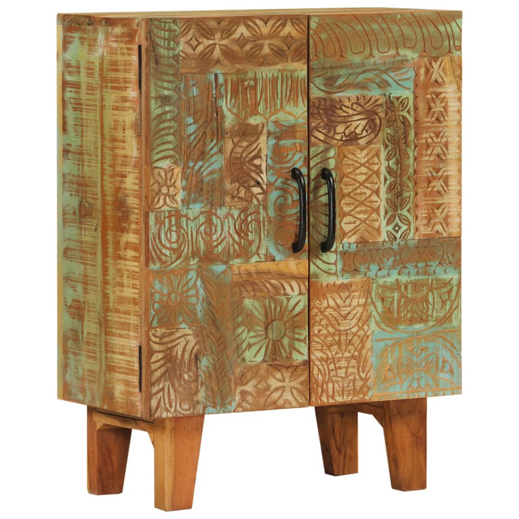 Sideboard, 55x30x75cm, solid reclaimed wood