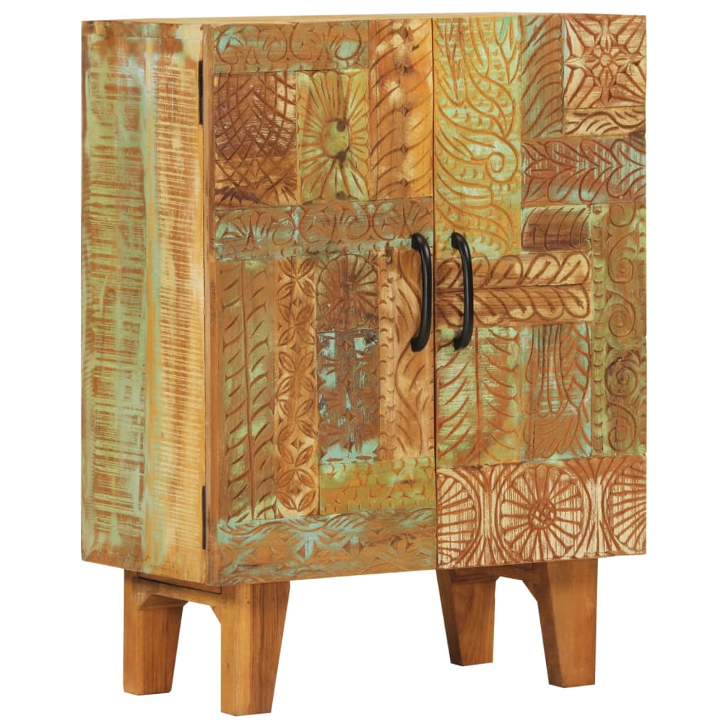Sideboard, 55x30x75cm, solid reclaimed wood