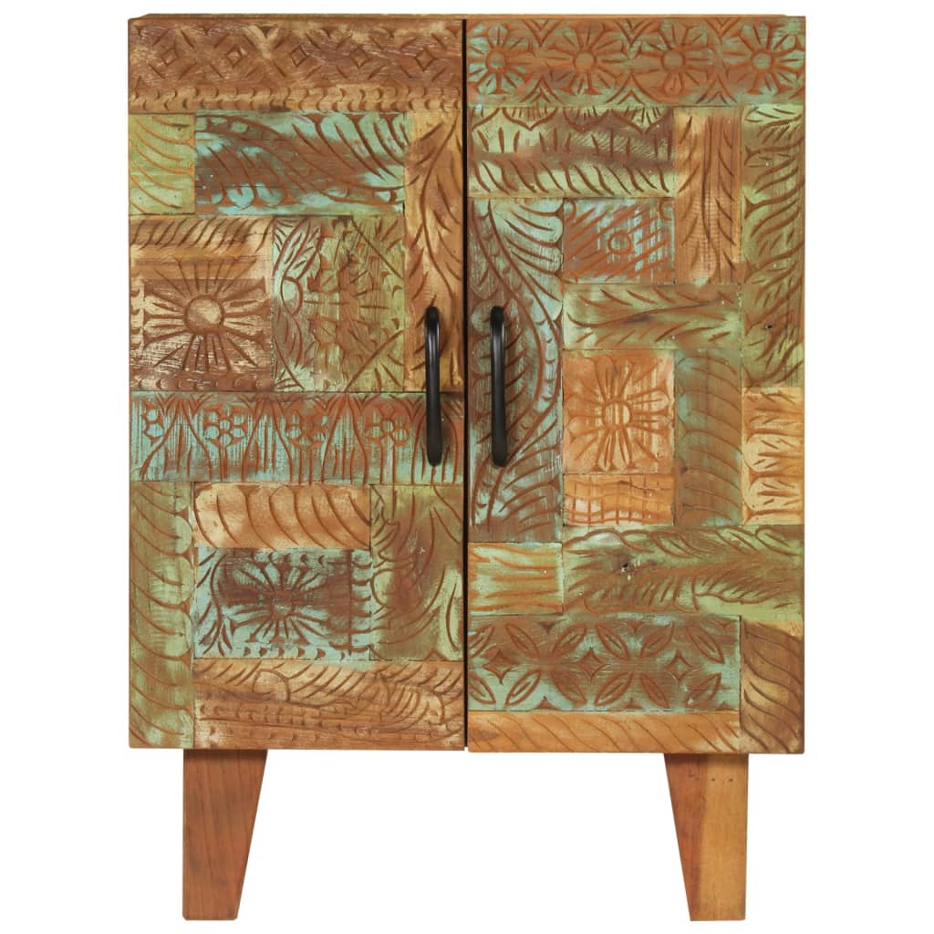 Sideboard, 55x30x75cm, solid reclaimed wood
