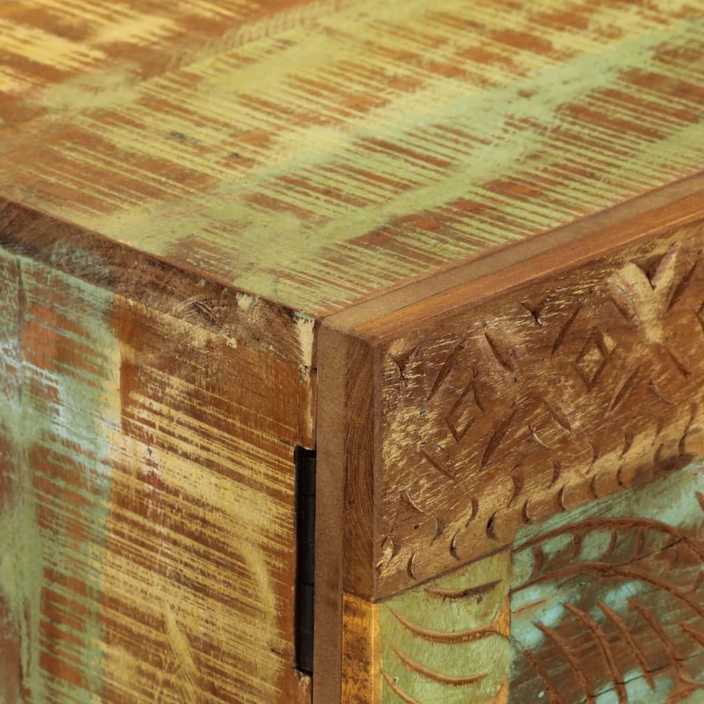 Sideboard, 55x30x75cm, solid reclaimed wood