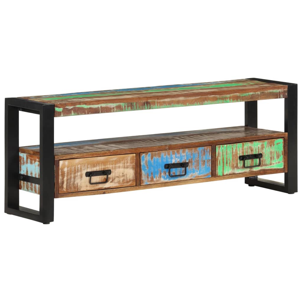 TV skapītis, 120x30x45cm, pārstrādāta koksne