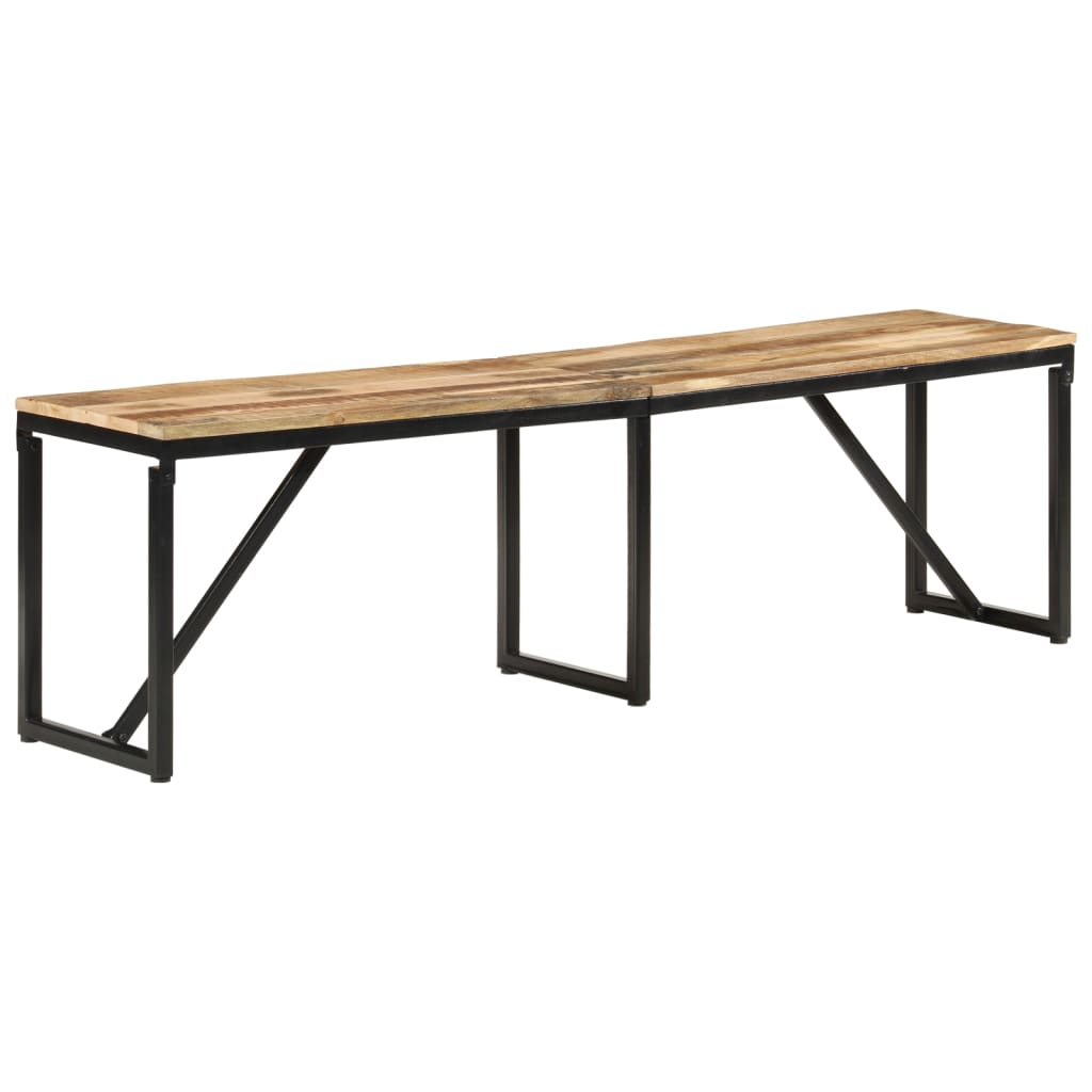 Bench, 160x35x46cm, solid mango wood