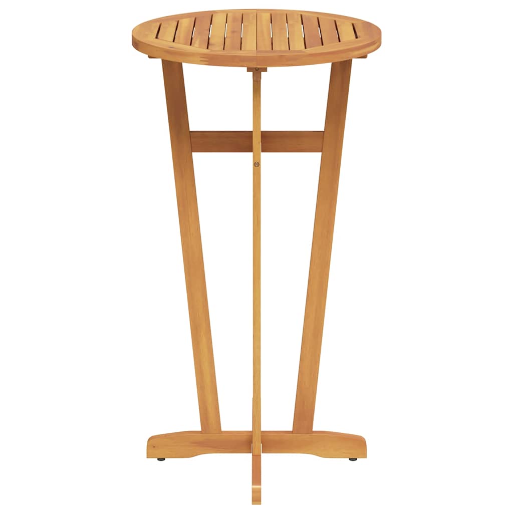 Sodo baro stalas, 60x105cm, akacijos medienos masyvas