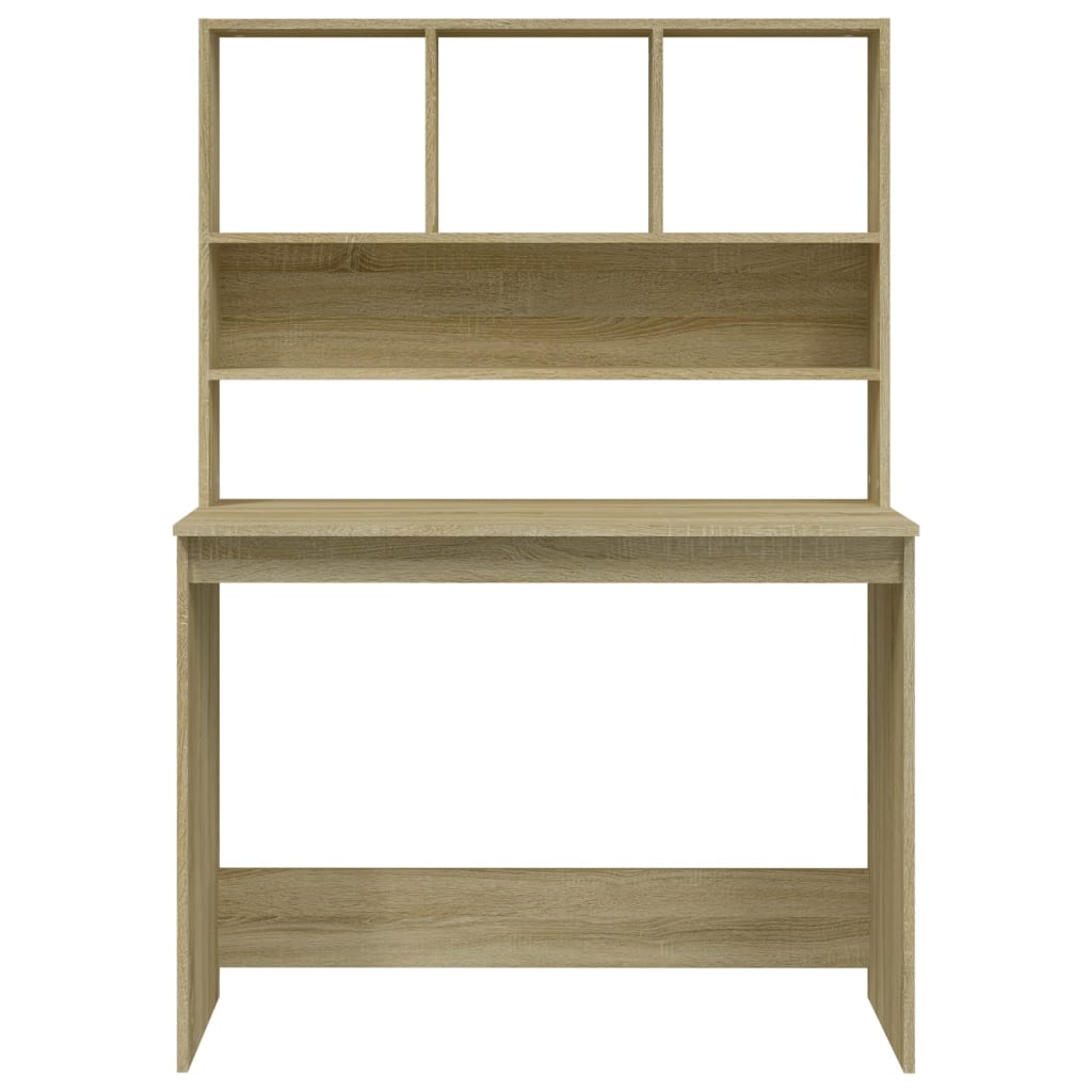 Rakstāmgalds ar plauktiem, ozolkoka, 102x45x148cm, koks