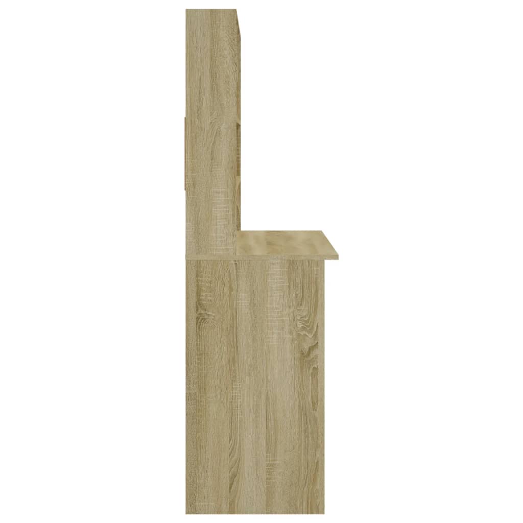 Rakstāmgalds ar plauktiem, ozolkoka, 102x45x148cm, koks