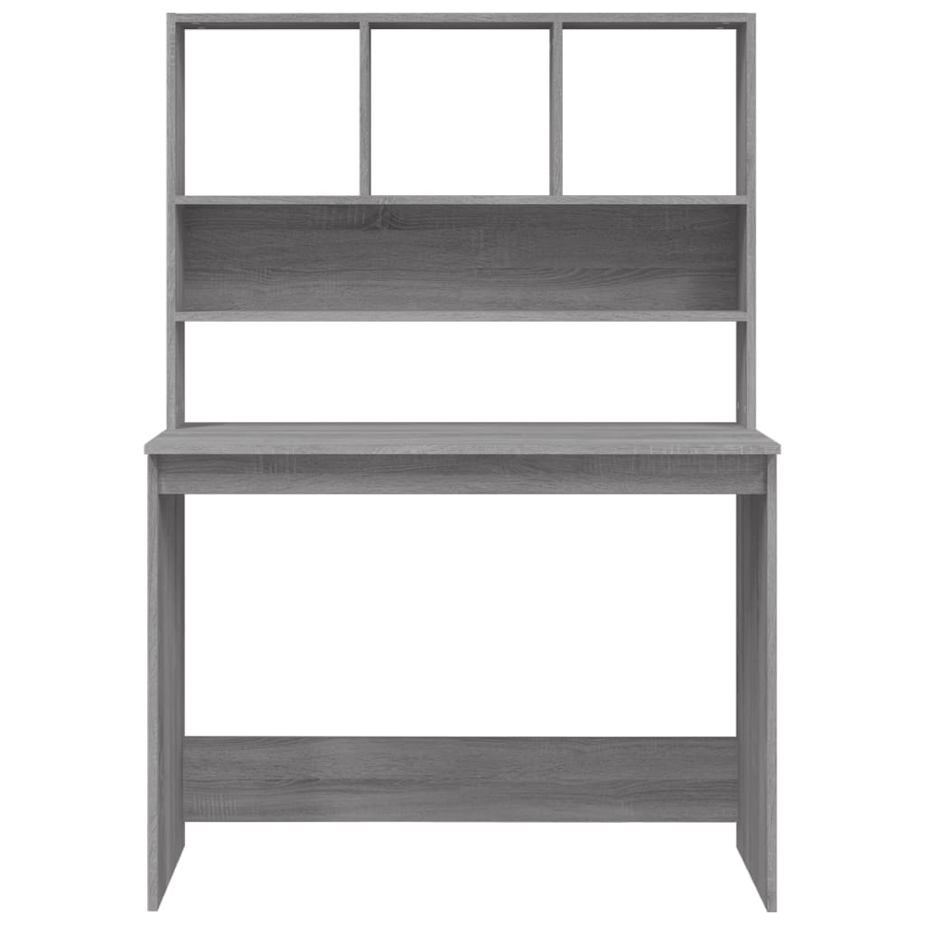Desk, grey oak, 102x45x148cm, wood