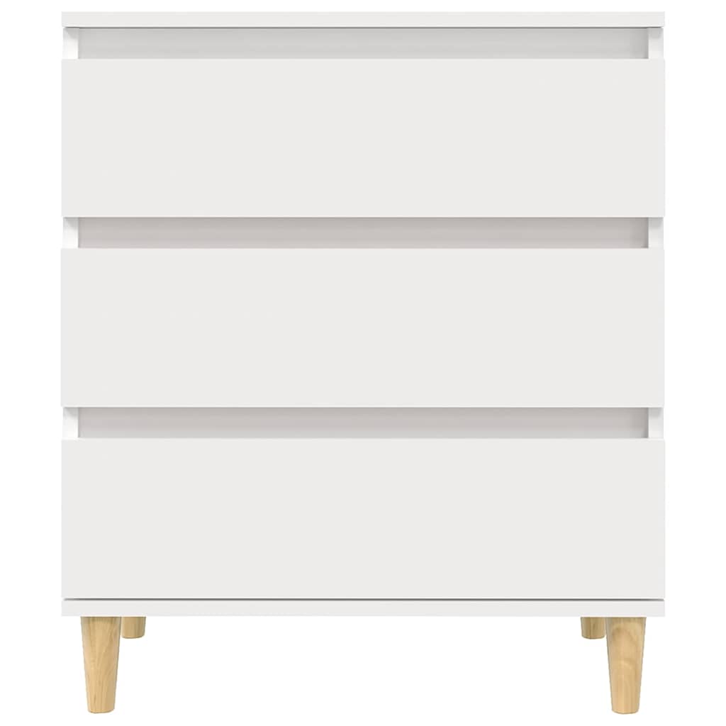 Side cabinet, white, 60x35x70cm, engineered wood