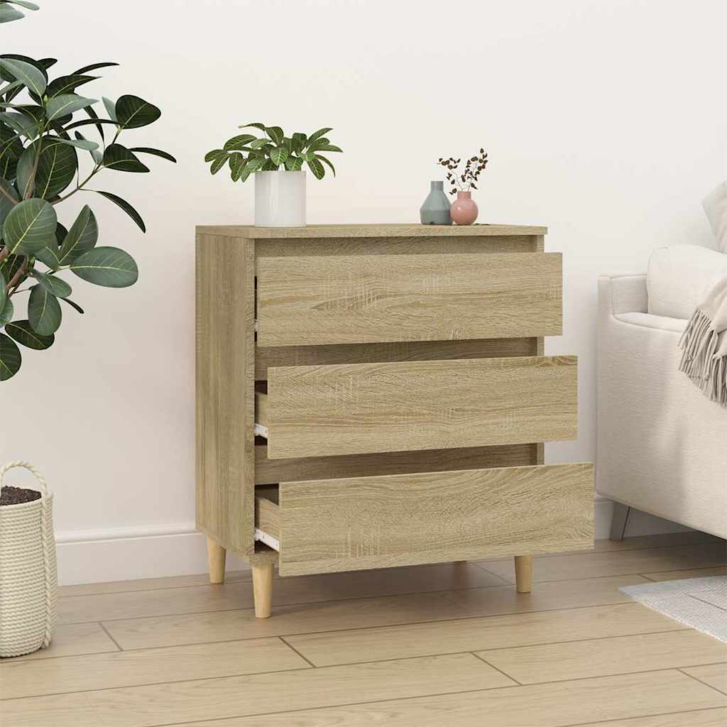 Sideboard, Sonoma Oak, 60x35x70cm, engineered wood