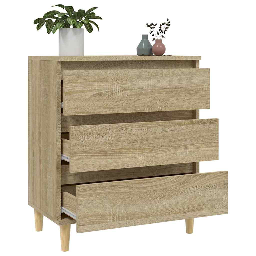 Sideboard, Sonoma Oak, 60x35x70cm, engineered wood