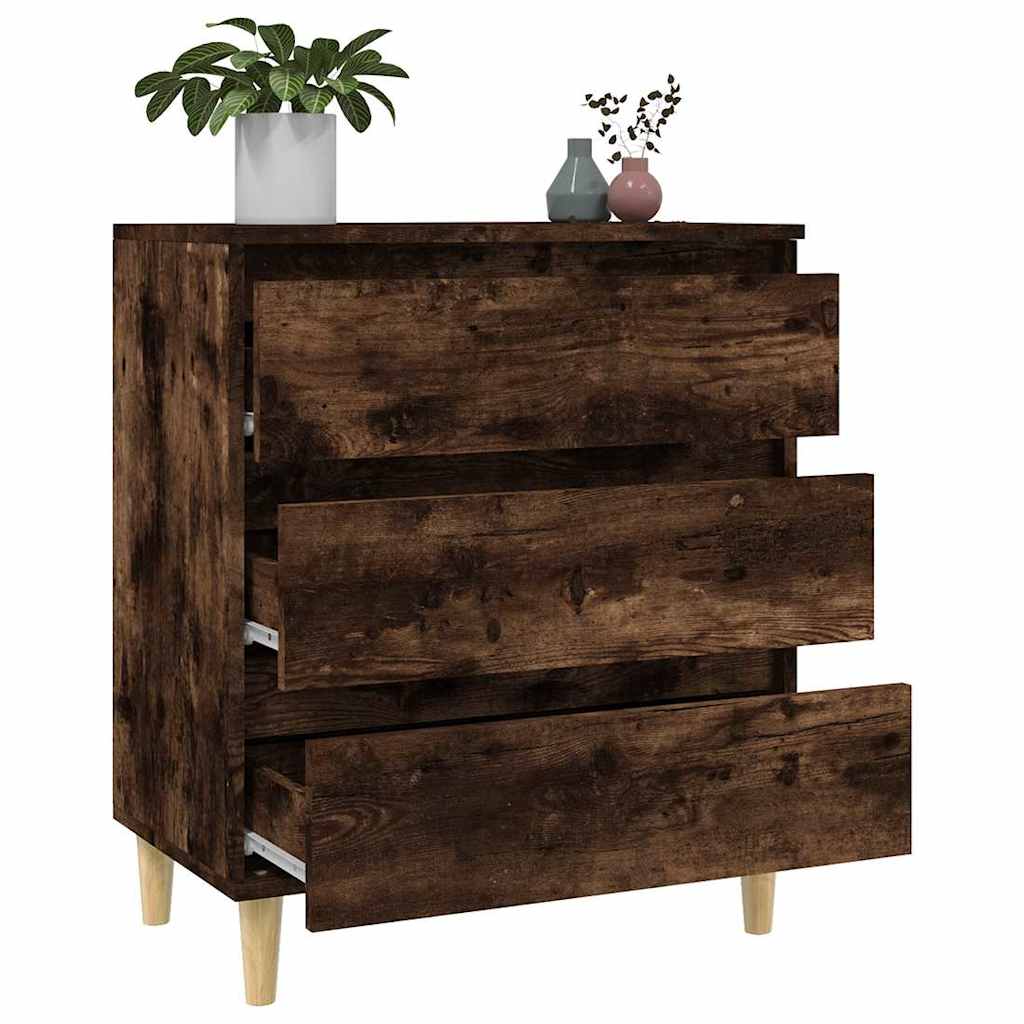 Sideboard, smoky oak, 60x35x70cm, engineered wood