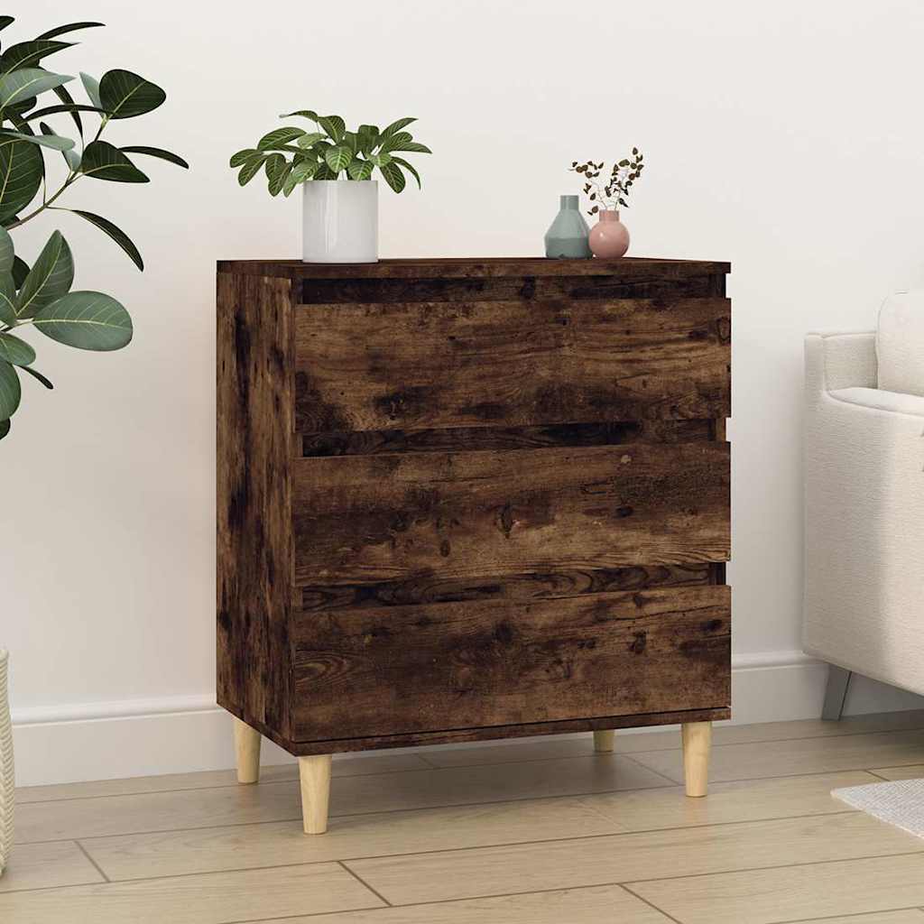 Sideboard, smoky oak, 60x35x70cm, engineered wood