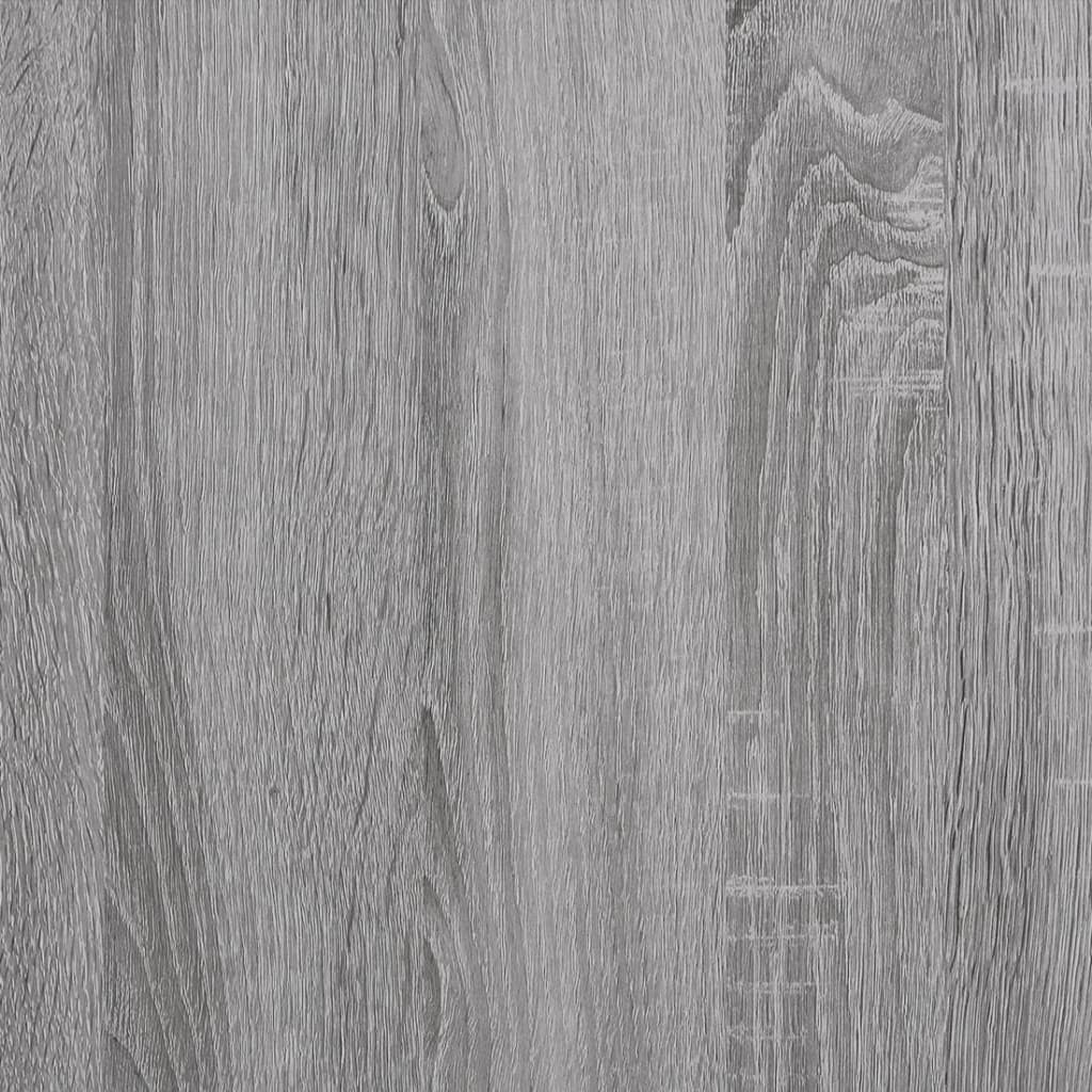 Side cabinet, grey oak, 60x35x70cm, engineered wood