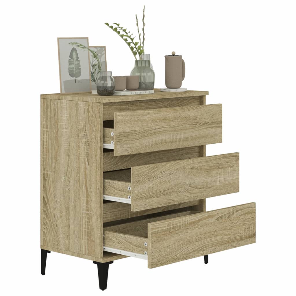 Sideboard, Sonoma Oak, 60x35x70cm, engineered wood