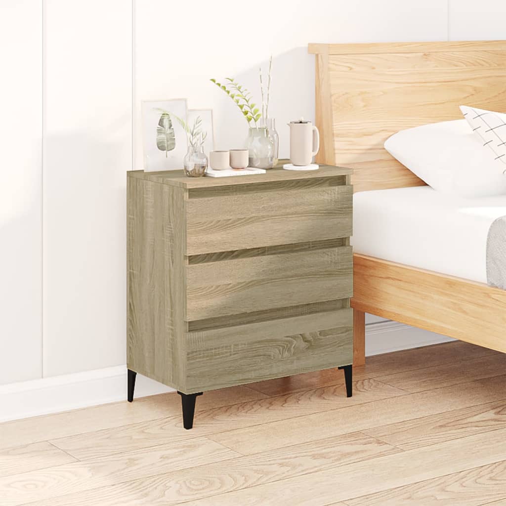 Sideboard, Sonoma Oak, 60x35x70cm, engineered wood