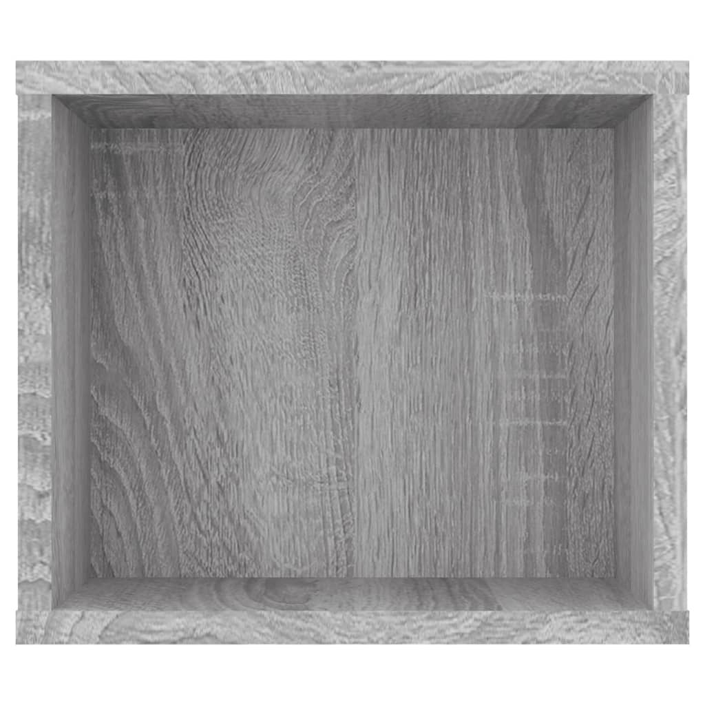 Piekaramais TV skapītis, pelēks ozols, 100x30x26,5 cm, koks