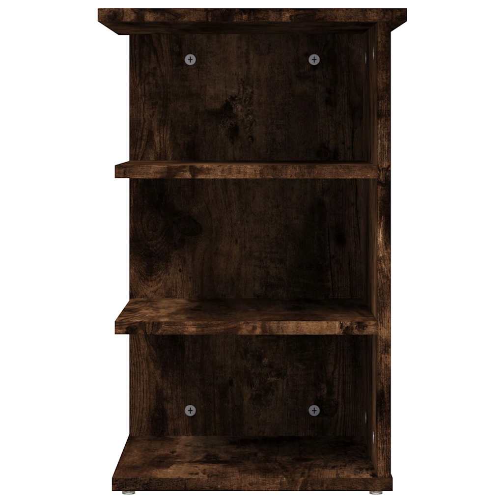 Side cabinet, smoked oak, 35x35x55cm, engineered wood