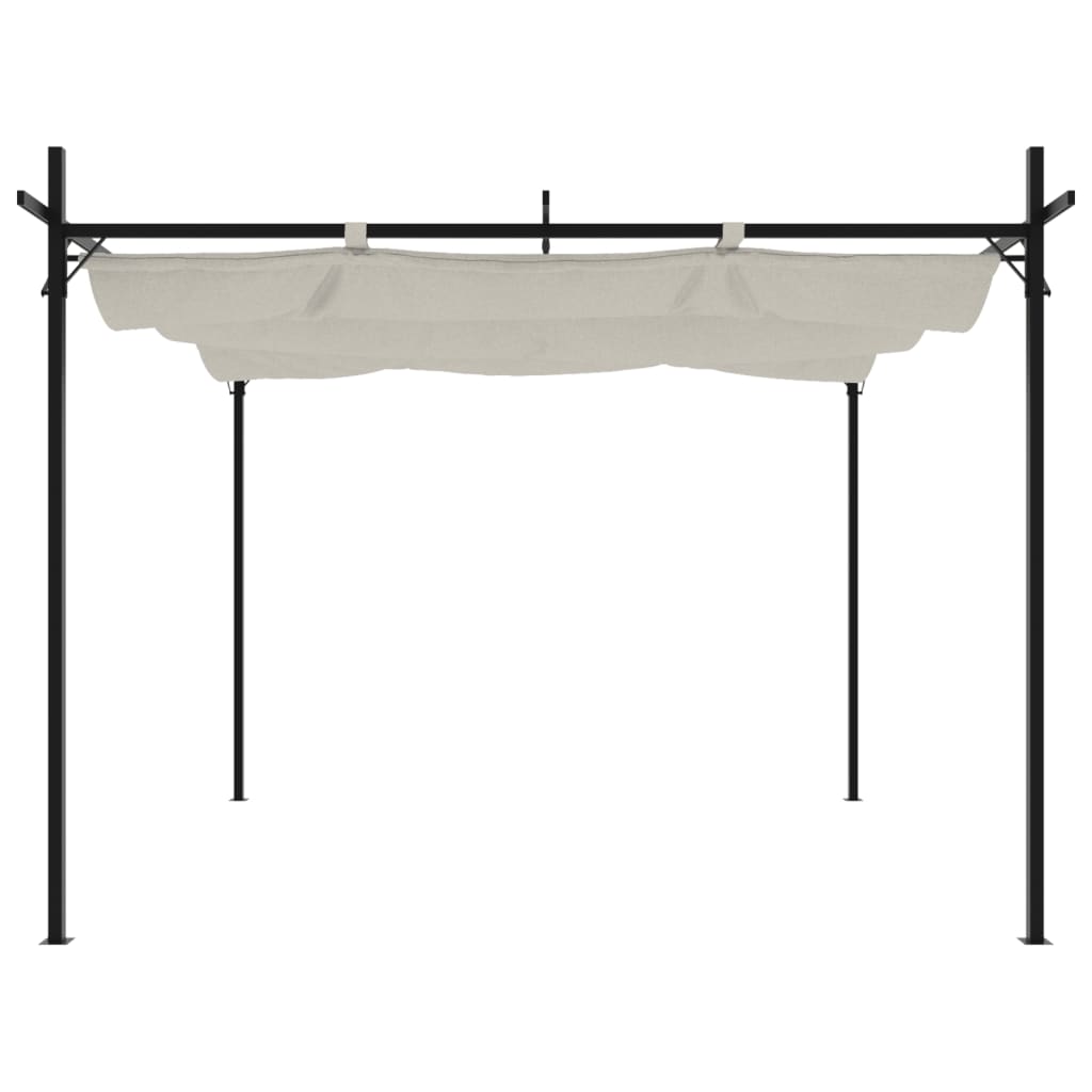 Pergola QUASAR, cream, 295x292cm