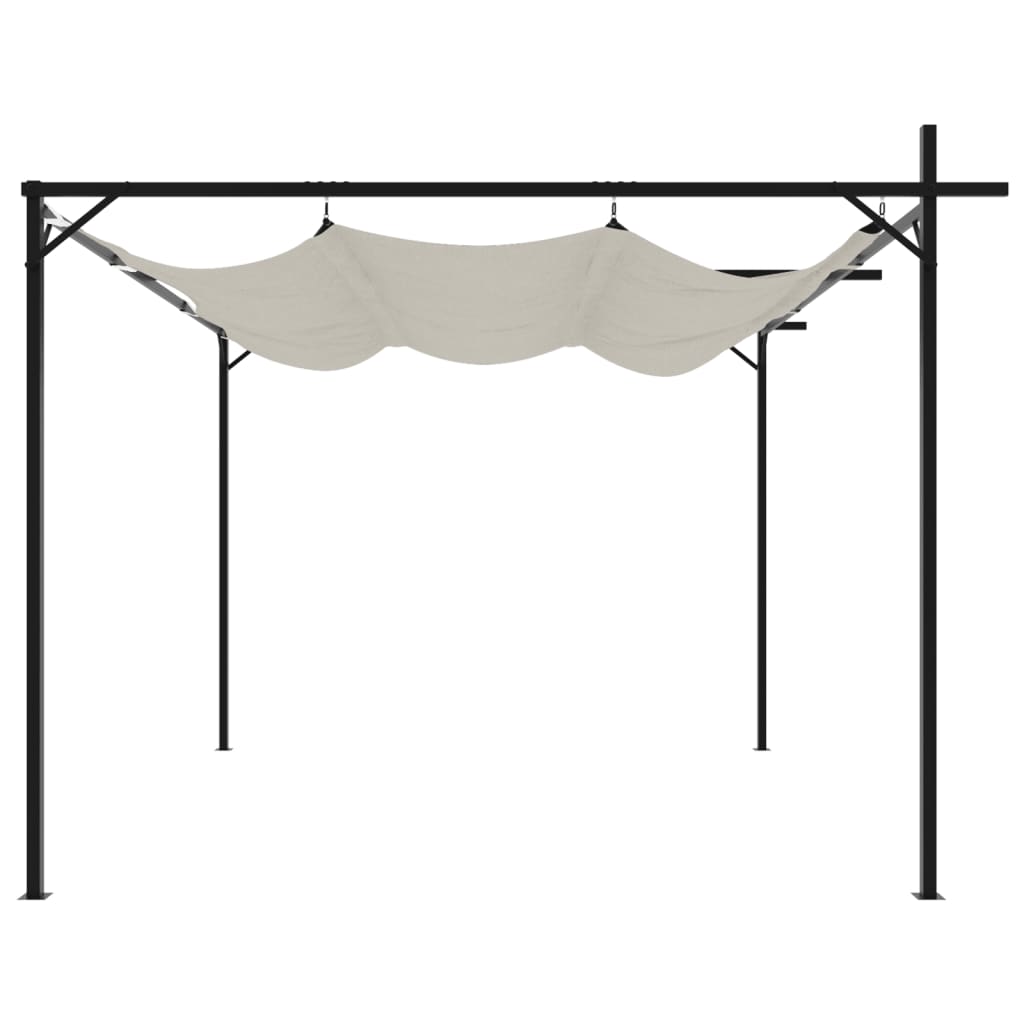 Pergola QUASAR, cream, 295x292cm